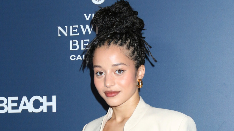 Chase Infiniti with a braided updo