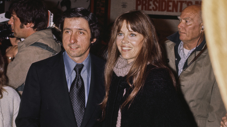 Tom Hayden and Jane Fonda in 1976