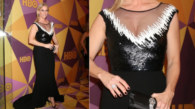 Cheryl Hines at the Golden Globe after party in 2018