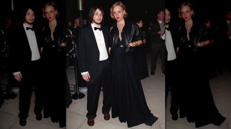 Chloë Sevigny posing with Harmony Korinne at the Vanity Fair Afterparty