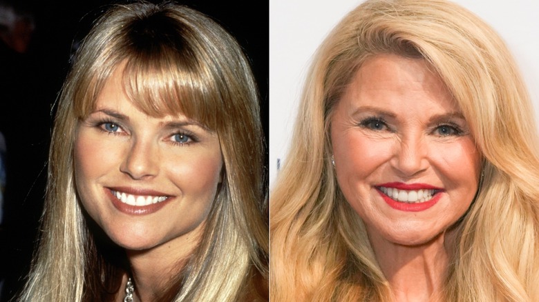 Christie Brinkley in 1993 and later in 2025