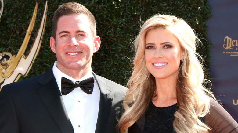 Tarek El Moussa with Christina Haack on the red carpet