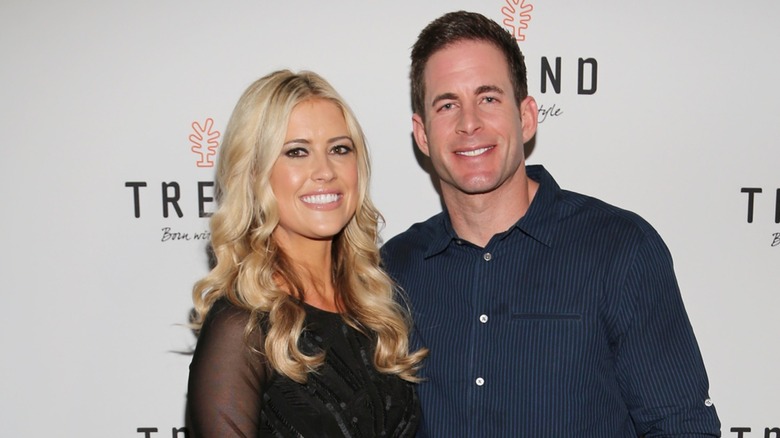 Christina Haack and Tarek El Moussa on the red carpet in 2016