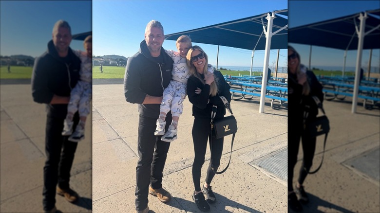Christina Haack with ex-partner and son