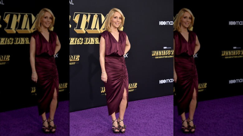 Dana Bash at the premiere of HBO's "Winning Time: The Rise Of The Lakers Dynasty" march 2022
