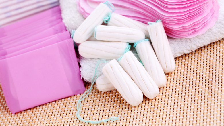 tampons and pads