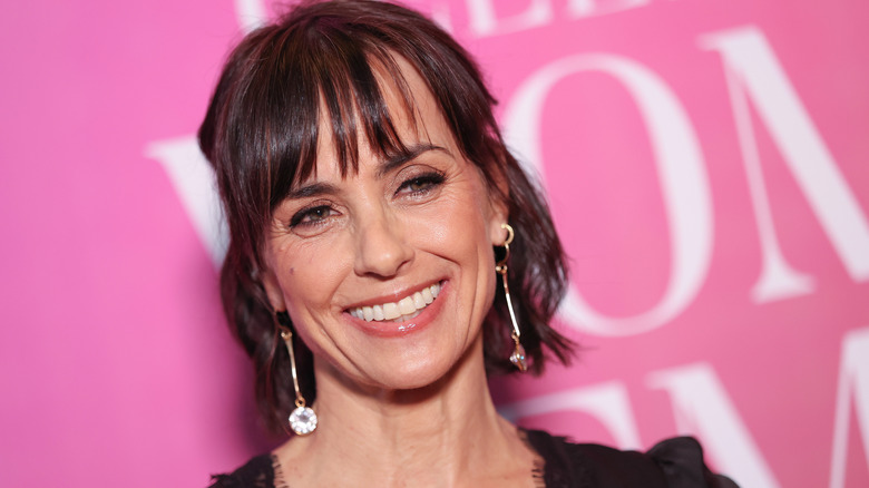 Constance Zimmer smiles on the red carpet in 2026