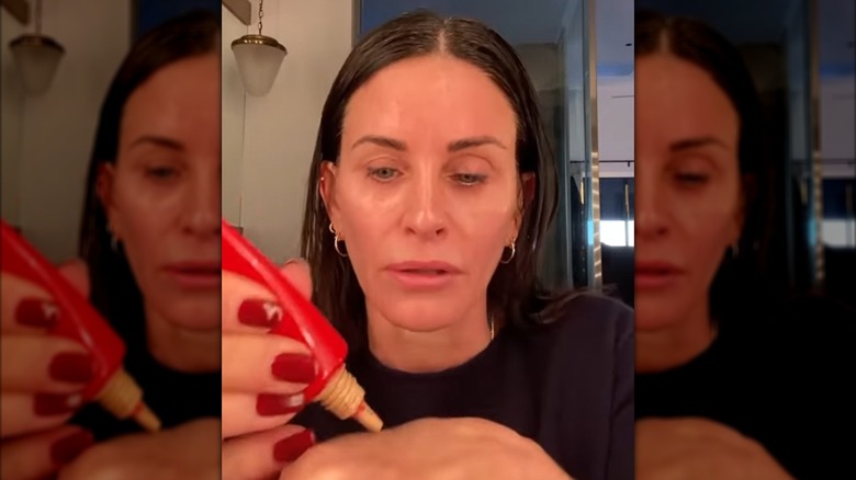 Courteney Cox without makeup