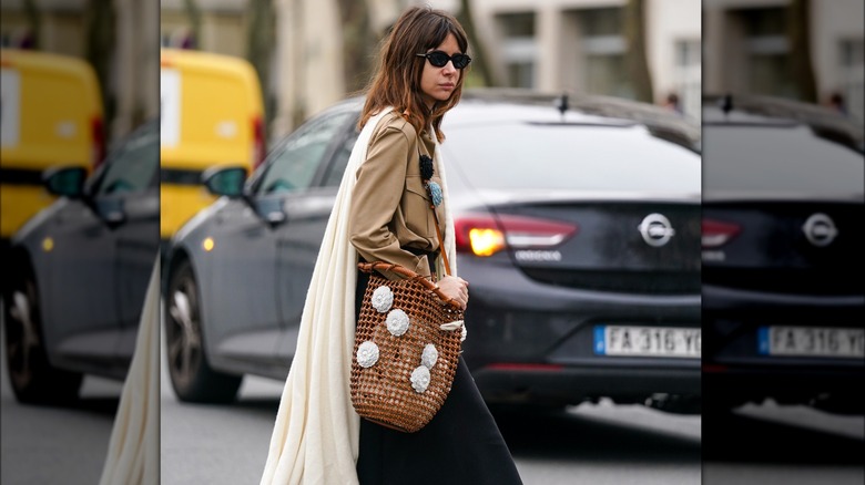 Woven tote bag 