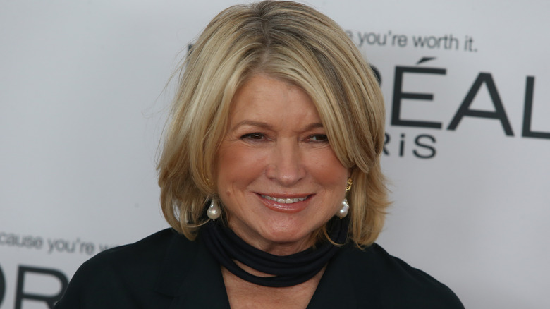 Martha Stewart smiles