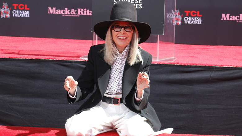 Diane Keaton at the TCL Chinese Theatre Hosts Handprint And Footprint In Cement Ceremony For Actress Diane Keaton held at the TCL Chinese Theater in Hollywood, USA on August 11, 2022