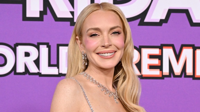 Lindsay Lohan at the premiere of Freakier Friday
