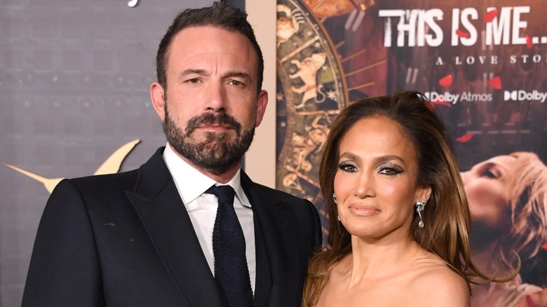 Ben Affleck and Jennifer Lopez on the red carpet together