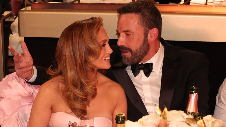 Ben Affleck and Jennifer Lopez on the red carpet