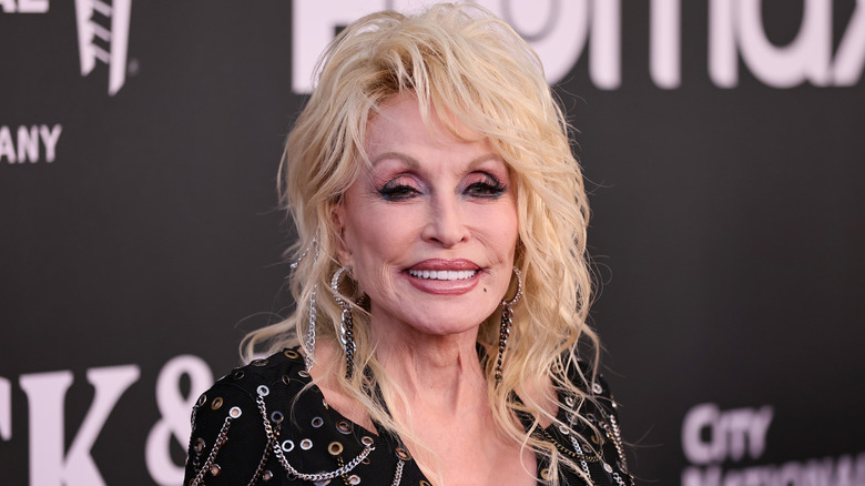Dolly Parton at the Rock & Roll Hall of Fame in 2022