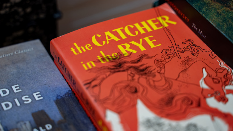 Catcher in the Rye in a bookstore classics display