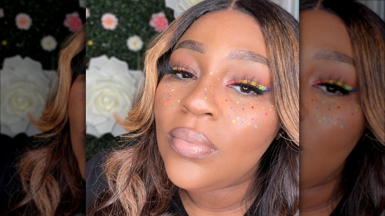 Creator with rainbow freckles