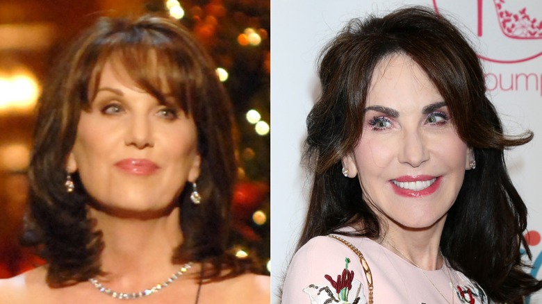 Robin McGraw in Washington in 2006 and at the Beverly Hilton Hotel in 2019