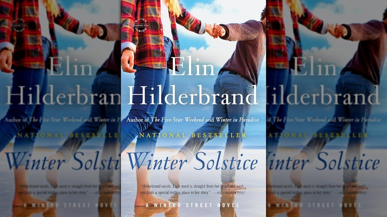 The front cover of the Elin Hilderbrand book "Winter Solstice"