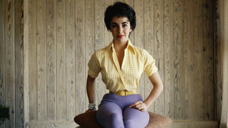 Elizabeth Taylor smiling