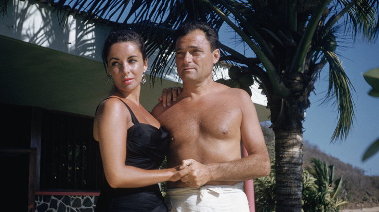 Elizabeth Taylor and Mike Todd on honeymoon