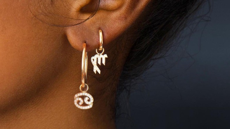 Cancer Virgo earrings