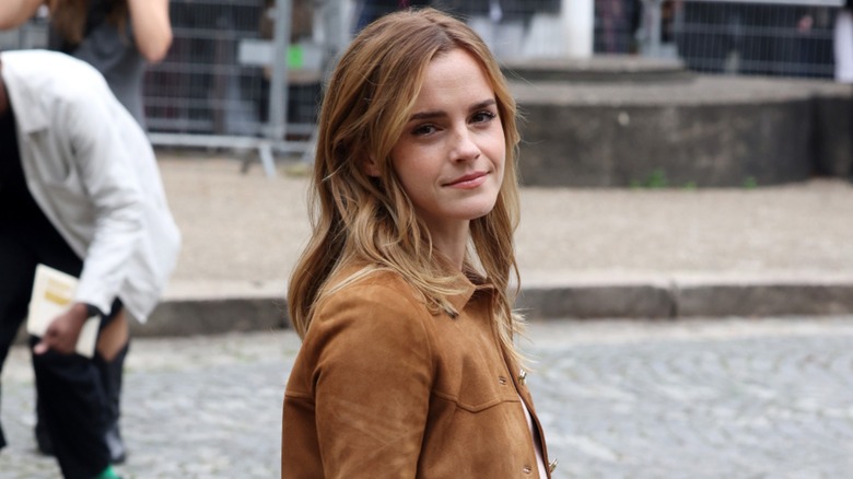 Emma Watson at Paris Fashion Week 2025