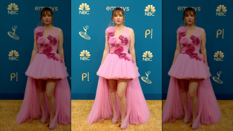 Kaley Cuoco attends the 74th Primetime Emmys at Microsoft Theater on September 12, 2022 in Los Angeles
