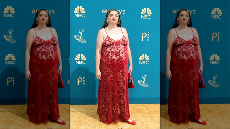 Megan Stalter attends the 74th Primetime Emmys at Microsoft Theater on September 12, 2022 in Los Angeles