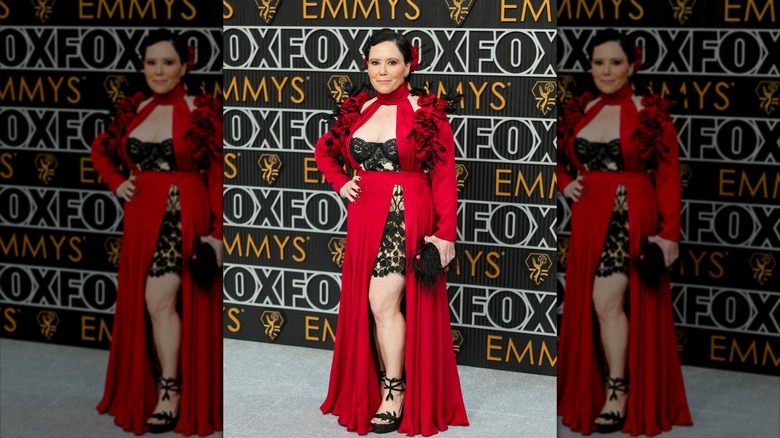 Alex Borstein attends the 75th Primetime Emmy Awards at Peacock Theater on January 15, 2024 in Los Angeles