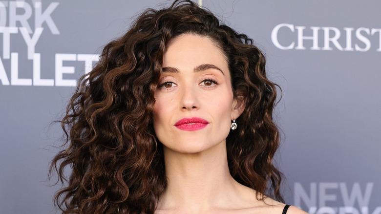 Emmy Rossum on the red carpet in 2026