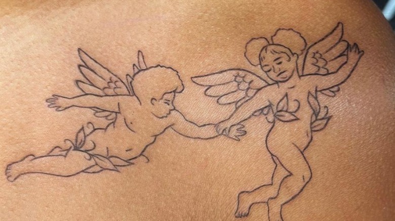 Cherub tattoo from Ephemeral Tattoo