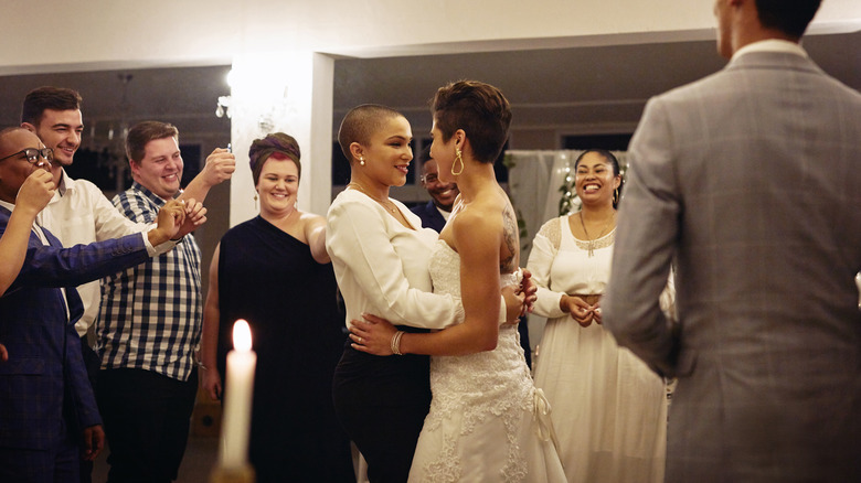 Queer wedding reception