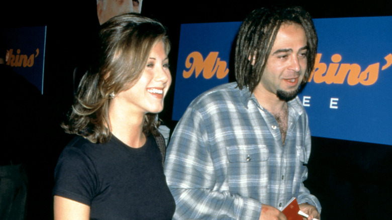 Jennifer Aniston and Adam Duritz in Los Angeles on September 29, 1995