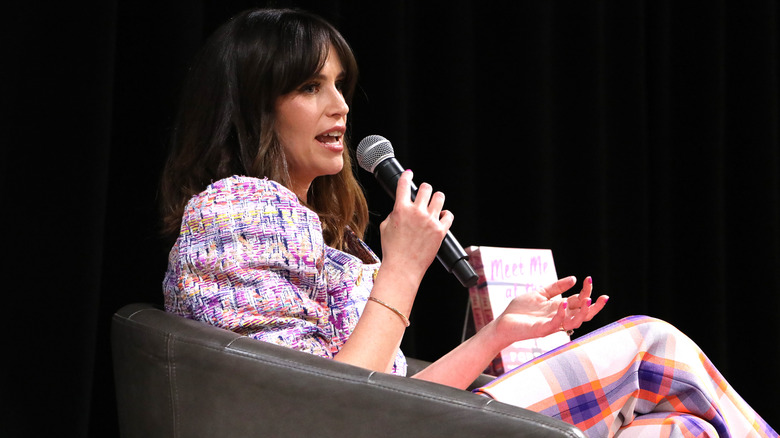 Carley Fortune speaks at Indigo Bay Bloor on May 09, 2023 in Toronto, Ontario