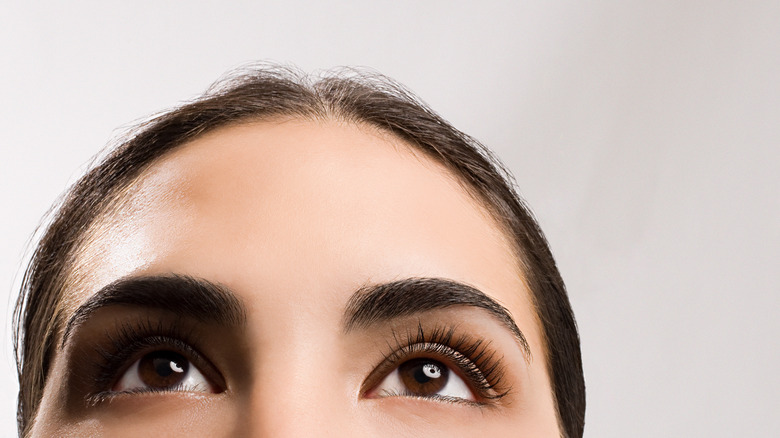 Woman's forehead