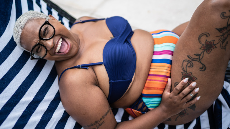 woman in bikini