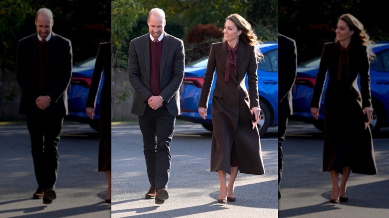 Kate Middleton and Prince William in Southport