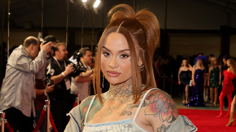 Kehlani posing on the red carpet