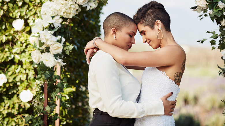 Two queer newlyweds