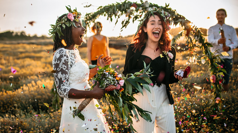 Festive wedding 