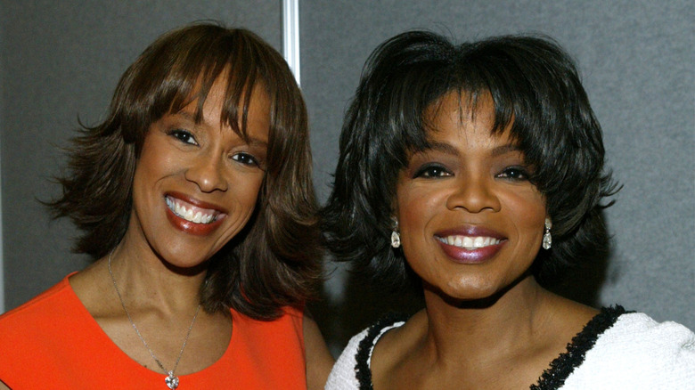 Oprah Winfrey and Gayle King smiling