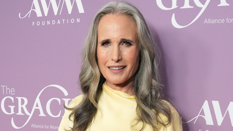 Andie MacDowell at the Alliance for Women in Media Foundation Awards, 2026
