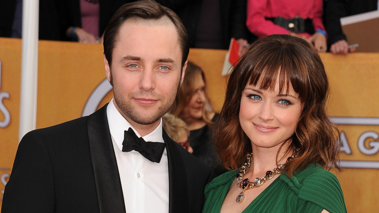 Alexis Bledel and Vincent Kartheiser at an event