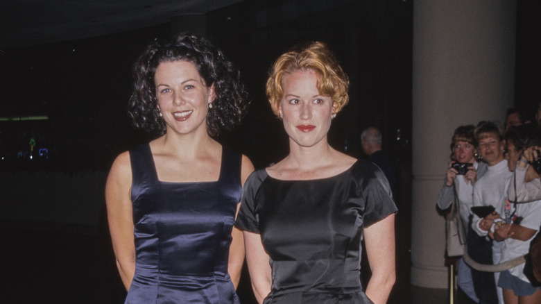 Lauren Graham and another actress in 1996 at an event
