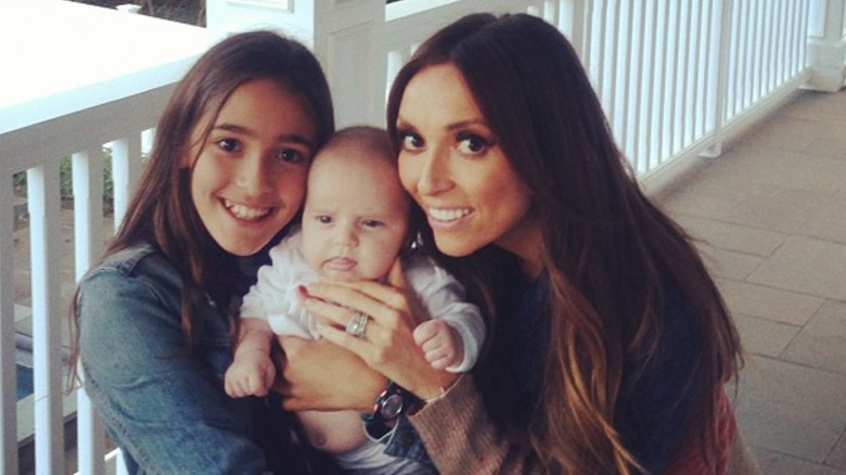 Giuliana Rancic and her niece with her son, Duke