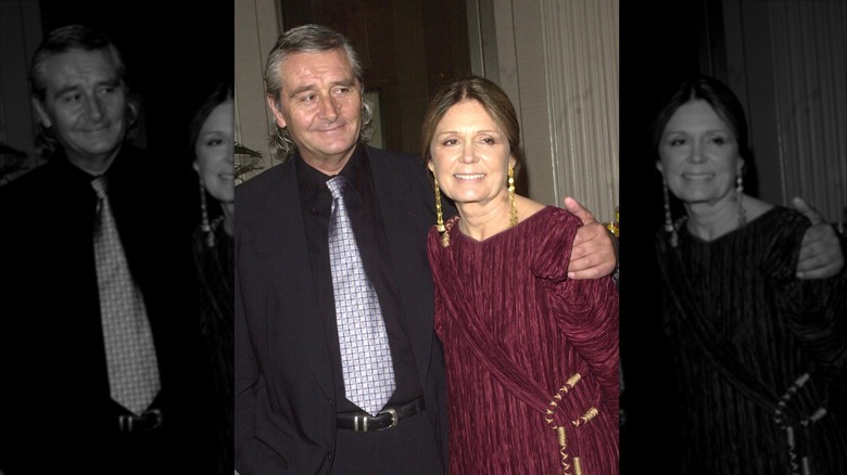David Bale and Gloria Steinem pictured in 2002