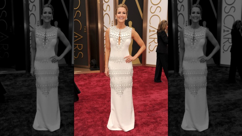 Lara Spencer smiles on the red carpet in 2014