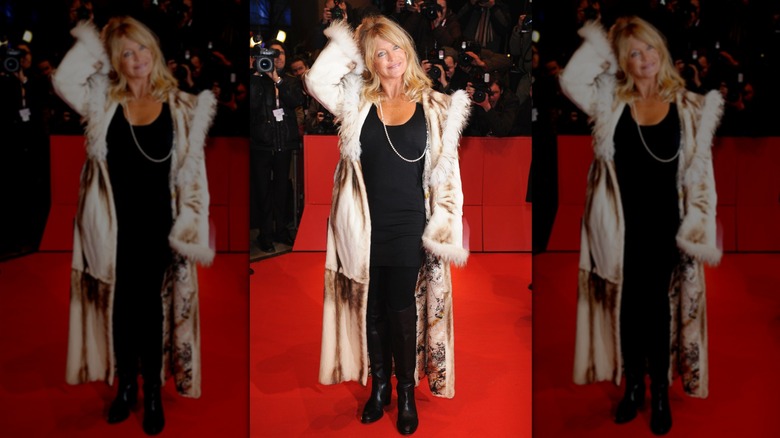 Goldie Hawn on the red carpet at the 2008 Berlinale Film Festival