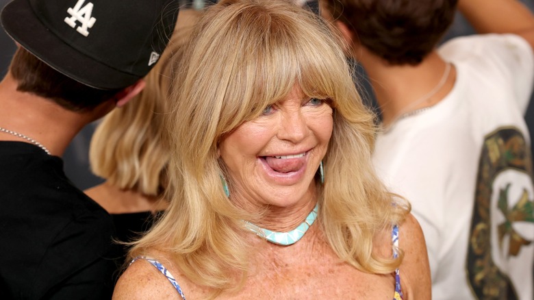 Goldie Hawn on the red carpet in 2025